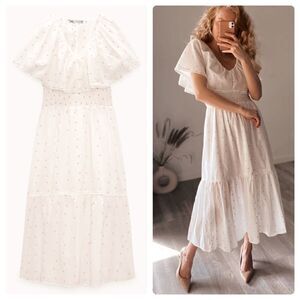 Embroidered Dress Zara for Sale up to 90% Off: Poshmark